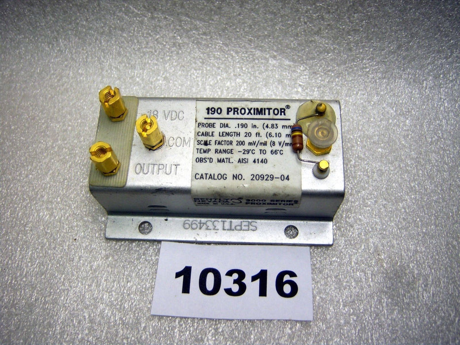 Bently Nevada 20929-04 Proximitor