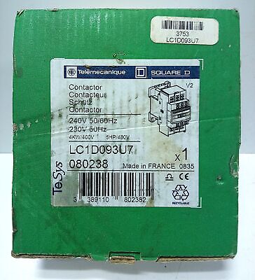 Telemecanique LCID093U7 690 V 9 A IEC Contactor w/ 240 V AC Coil