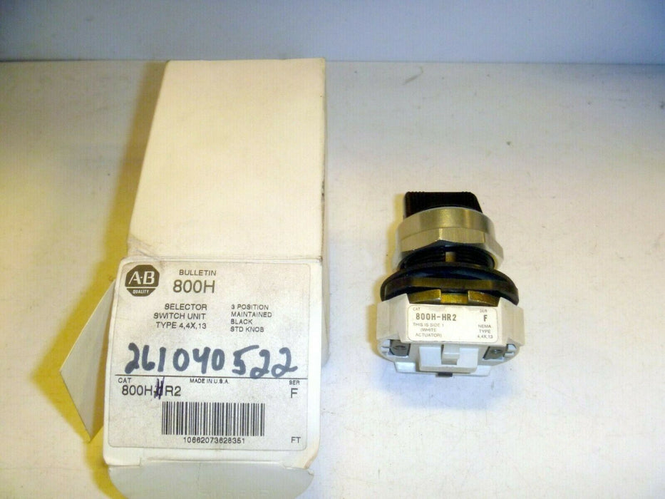 Allen-Bradley SELECTOR SWITCH 800H-HR2