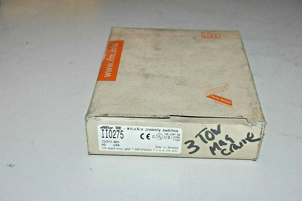 IFM EfectorElectronic II0275 IIA2-15-BBOA Proximity Switch Inductive