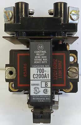 Allen-Bradley 700-C200-A1 110/120 V AC 50/60 Hz Industrial Control Relay