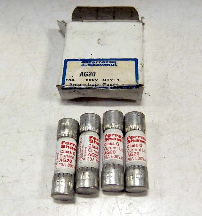 4 Ferraz Shawmut AG20 Fuses