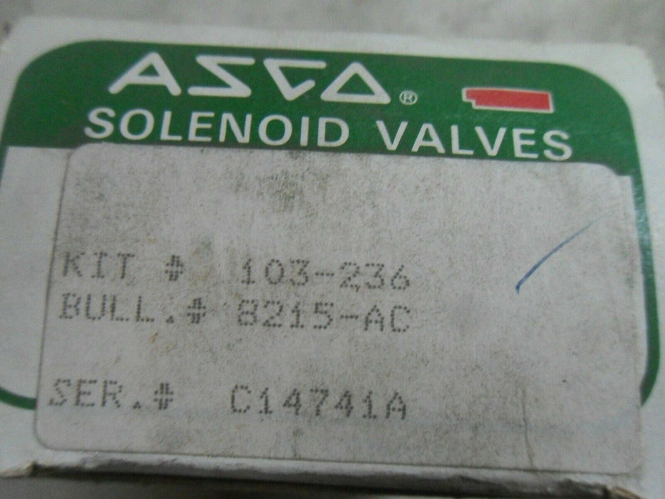 ASCO 103-236 REBUILD KIT