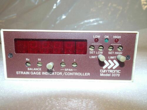 DAYTRONIC 3370 STRAIN GAUGE CONTROLLER