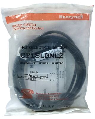 Honeywell CP18LDNL2 10-30 V DC Retroreflective Photoelectric Sensor