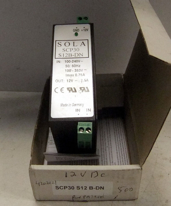 Emerson Sola Power Supply SCP30 S12B-DN