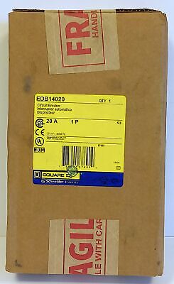 Square D EDB14020 277 V 20 A 1-Pole Circuit Breaker