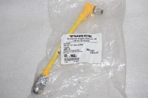 Turck RKG 4.4T-0.2-WSE 4.4T/S600 Cordset
