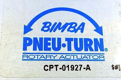 Bimba CPT-01927-A 161K985H01 PNEU-TURN Pneumatic Rotary Actuator