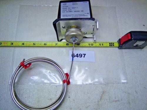 United Electric Temperature Switch F54D22CS 50-300 Deg. 15 Amps