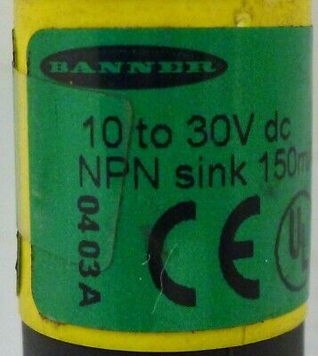 Banner Engineering S18SN6LPQ Photoelectric Proximity Sensor