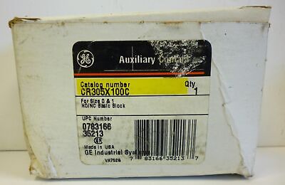 GE CR305X100C Auxiliary Contact