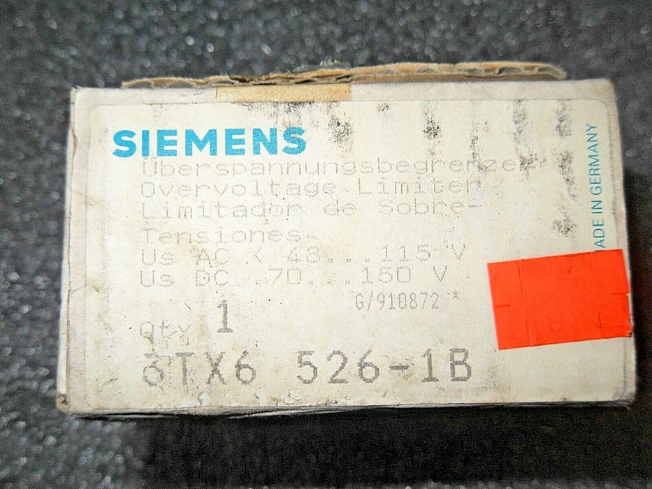 Siemens 3TX6 526-1 B Overvoltage Limiter