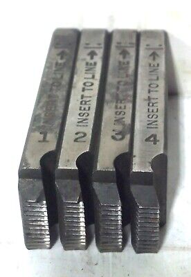 Ridgid 47740 1/4" - 3/8" NPT Right Hand Alloy Steel Pipe Dies
