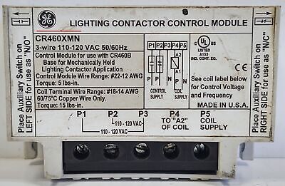 GE CR460XMN Lighting Contactor