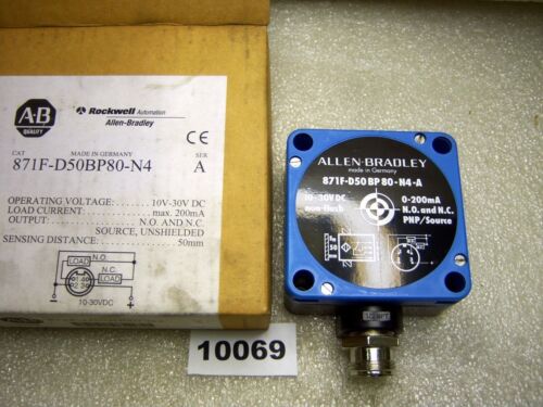 Allen-Bradley 871F-D50BP80-N4 10-30 V DC Inductive Proximity Sensor