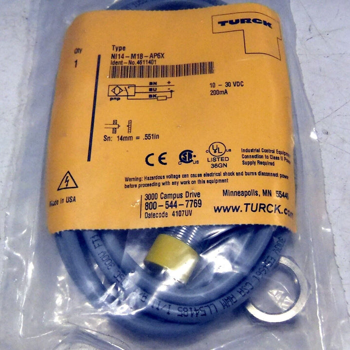 Turck NL14-M18-AP6X Inductive Sensor