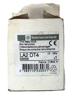 Telemecanique LA2-DT4 10-180 sec Time Delay Relay