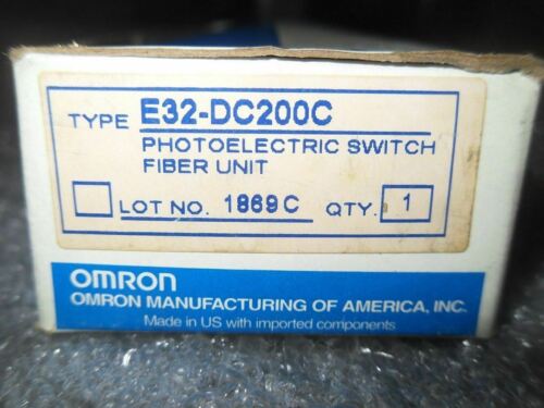 Omron E32-DC200C Photoelectric Switch Fiber Unit