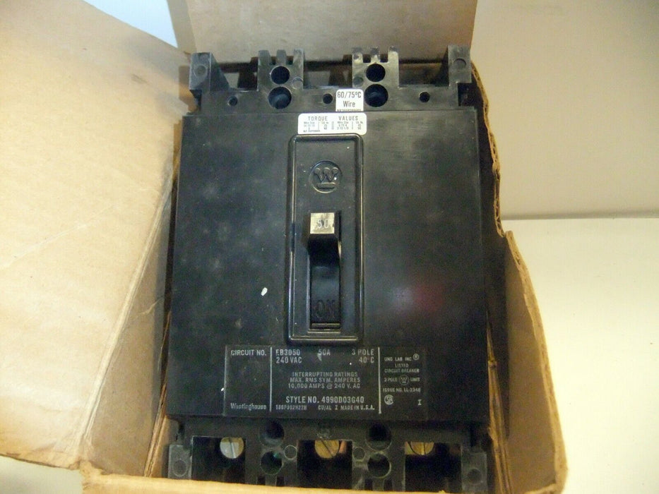 Westinghouse Circuit Breaker EB3050