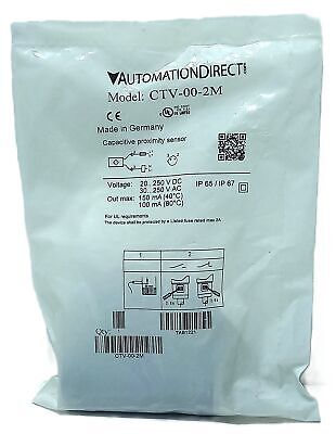 Automation Direct CTV-00-2M 20-250VDC/30-250VAC Capacitive Proximity Sensor