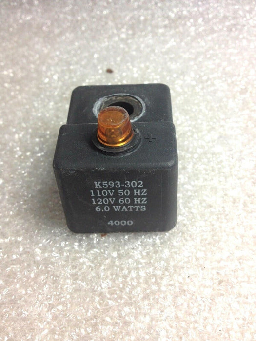 Parker K593-302 Coil with Lamp