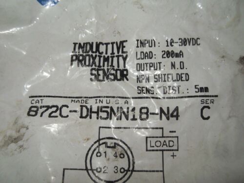 Allen-Bradley 872C-DH5NN18-N4 Inductive Proximity Sensor