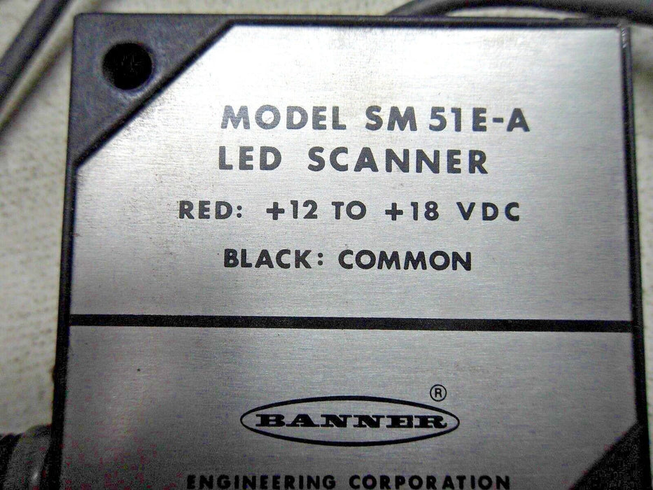 Banner Engineering SM51E-A LED Scanner Opposed Mode Sensor