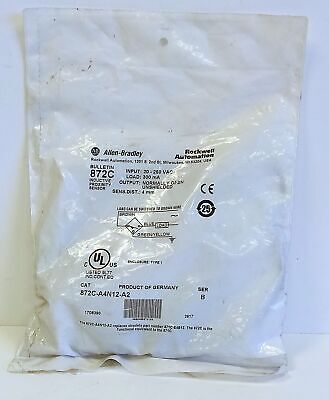 Allen-Bradley 872C-A4N12-A2 20-250 V AC Inductive Proximity Sensor