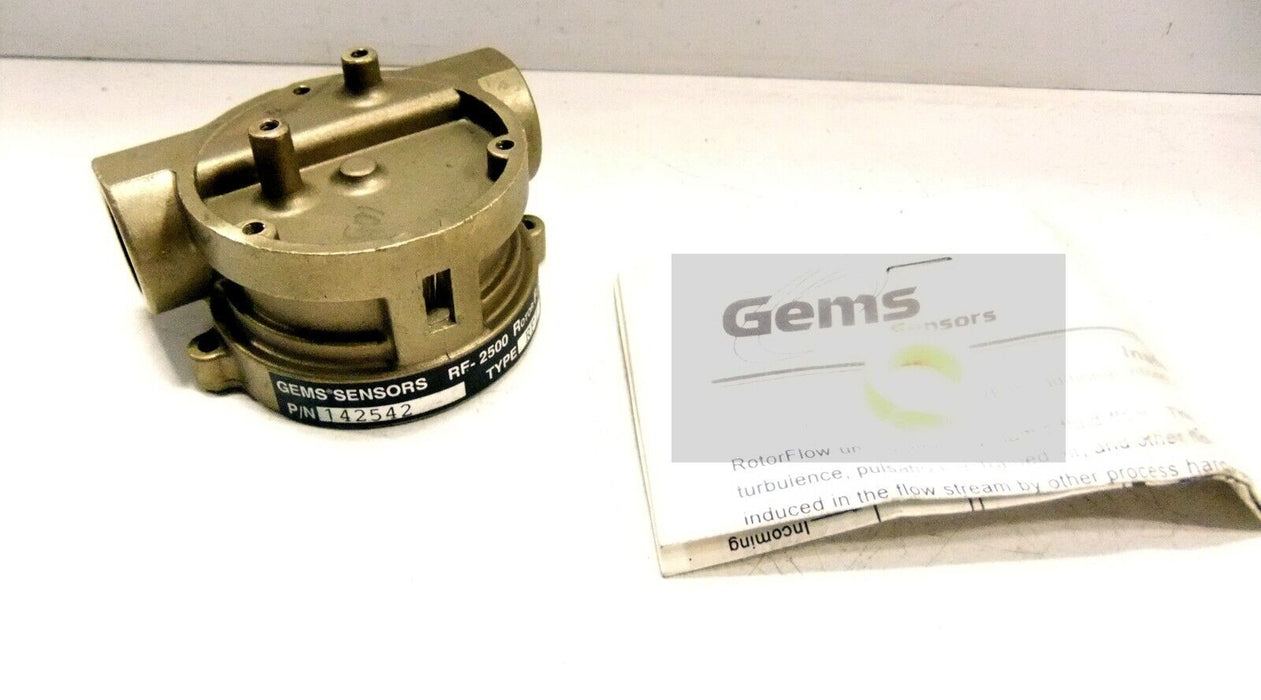 Gems 142542 Rotor Flow Sensor