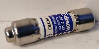 Edison HCTR3 600 V AC 3 A Current Limiting Time-Delay Fuse - Lot of 9