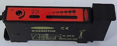 Banner Engineering D12SN6FPHQ Fiber Optic Photoelectric Switch