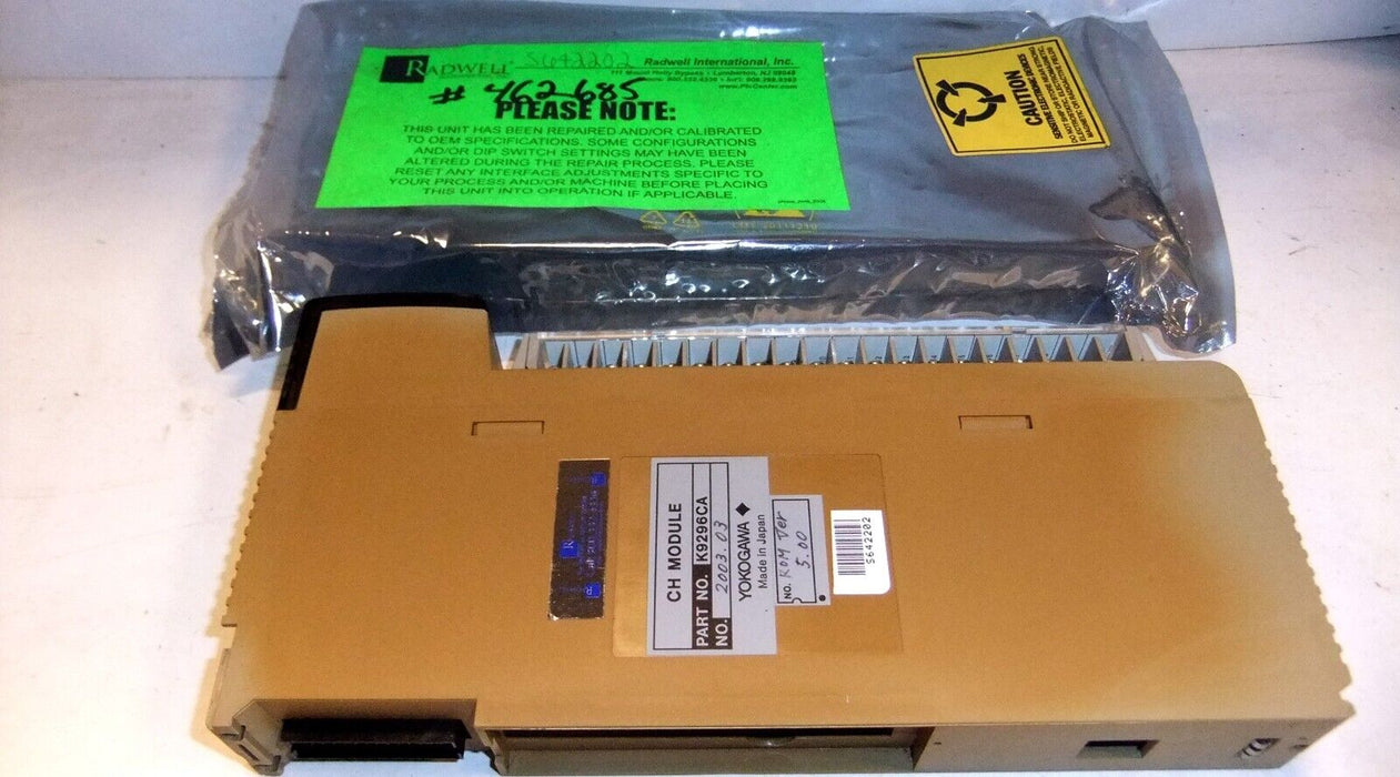 Yokogawa Channel Module 20 Channel K9296CA