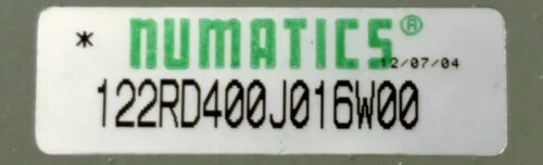 Numatics 122RD400J016W00 Solenoid Valve