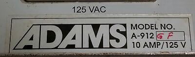 Adams Elevator A912GF Car Top Inspection Station