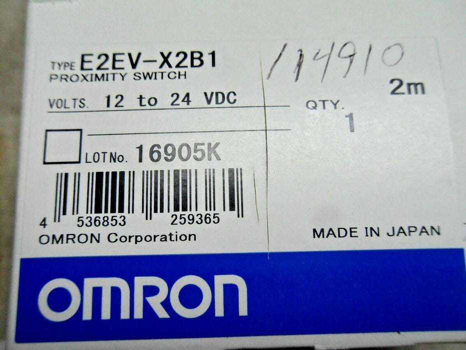 Omron E2EV-X2B1 Proximity Switch 12-24Vdc