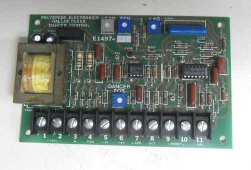 1 POLYSPEDE E1497-01 DANCER CONTROL PC BOARD