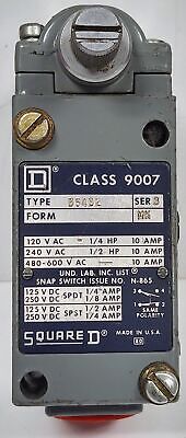 Square D 9007-B54B2 Rotary Limit Switch