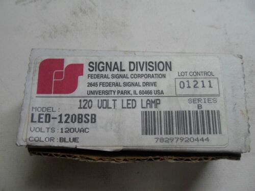 1 SIGNAL DIVISION LED-120BSB 120V BLU LED LP