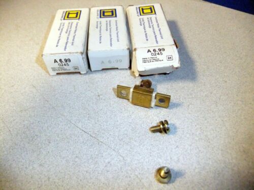 3 Square D THERMAL UNIT HEATING ELEMENTS A 6.99