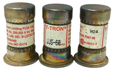Bussmann JJS-60 T-TRON 600 V AC 60 A Class T Fast-Acting Current-Limiting Fuse