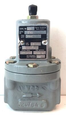 Fisher 98H-2 1/2" NPT 300 PSI MAX 25-75 PSI Spring Range Pressure Regulator