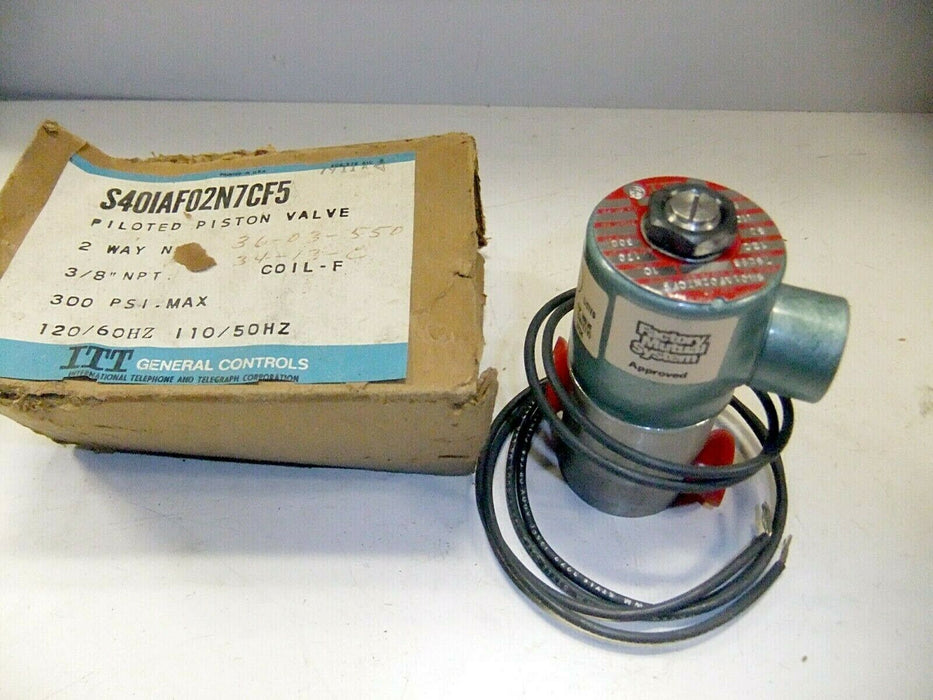 ITT Piloted Piston Valve S401AF02N7CF5