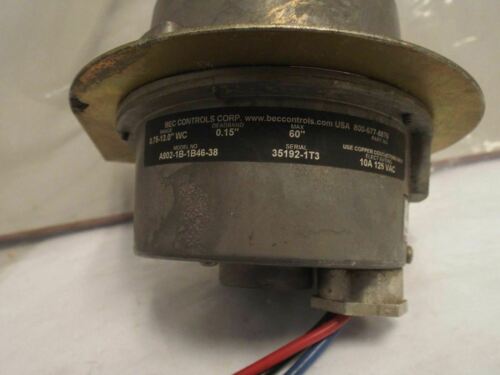 BEC CONTROLS CORP PRESSURE SWITCH A9021P1B4638