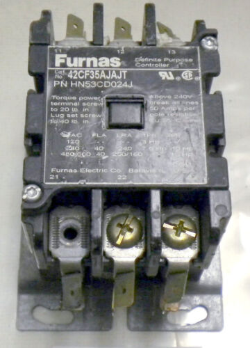 Furnas Contactor 42CF35AJAJT 40A 3P 24VDC