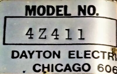 Dayton 4Z411 Pneumatic Motor