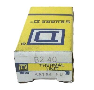 Square D B2.40 Thermal Overload Heating Element for Sizes 00-0-1-1P-6