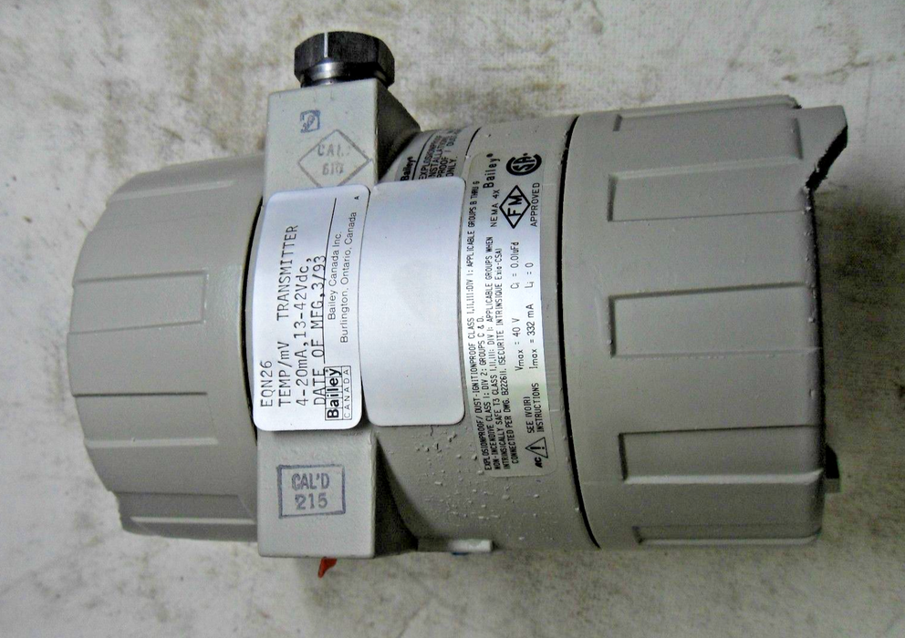 Bailey Controls EQN26 Temperature Transmitter