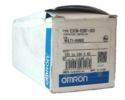 Omron E5CN-R2MT-500 100-240 V AC Multi-Range Digital Temperature Controller
