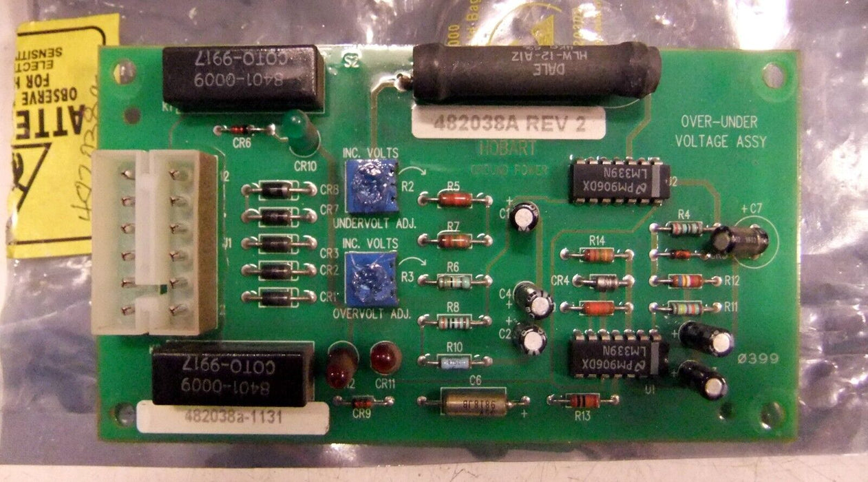 Hobart Over Under Frequency Board 482038A